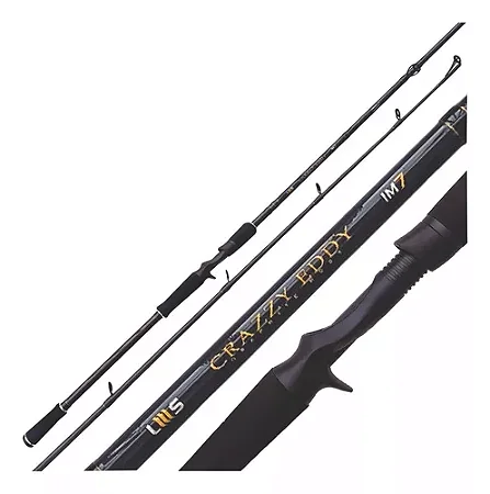 Vara Crazzy Eddy 2,40m 50Lbs 2 Partes Lumis P/ Carretilha