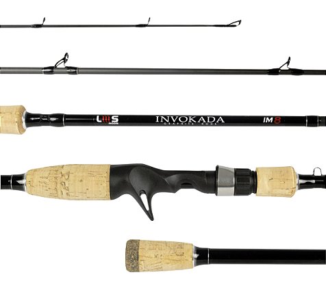 Vara de Pesca para Carretilha Lumis Invokada Cast 17 lbs 5’8″ (1,73 m) INVC58171 – Inteiriça
