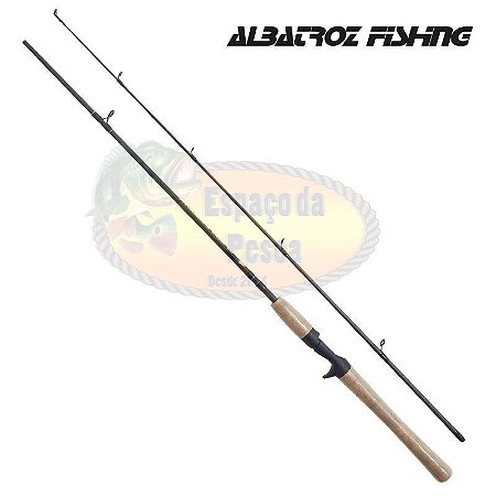 VARA ALBATROZ PRO STAFF 562 8-17lb 5`6 (1,68m) - CARRETILHA (2 Partes)