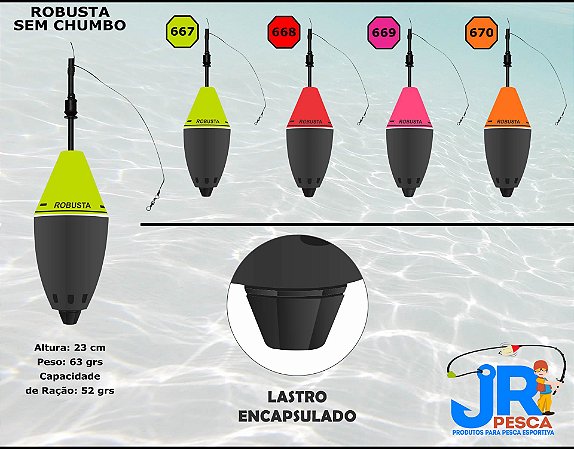 BOIA JR PESCA CEVADEIRA ROBUSTA- ECOLÓGICA