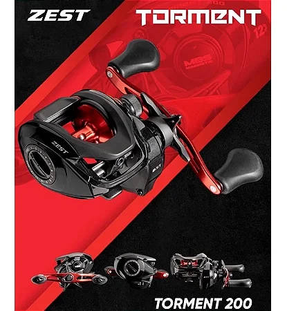 Carretilha Zest Torment 200 8.1:1 Drag 8,5kg 0,37mm - 150m