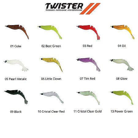 Camarão Big Ones Soft Twister 8cm