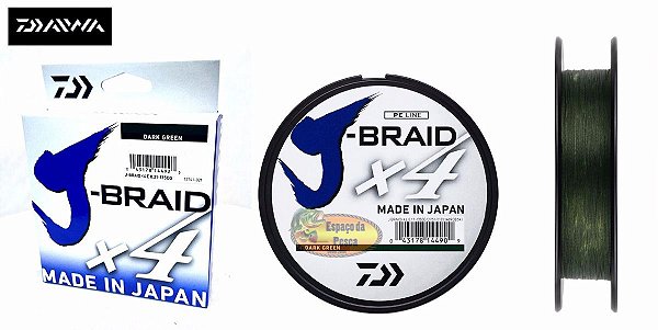 LINHA DAIWA J-BRAID 4X  270MTS