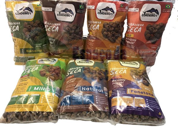 Ração Furadinha Seca Sabores 400g Cordeiro