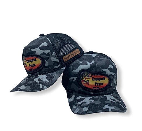 BONÉ ESPAÇO DA PESCA CAMUFLADO