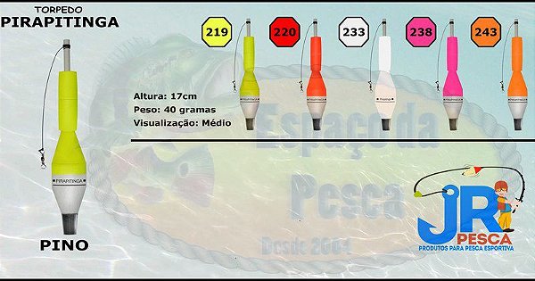 BOIA TORPEDO - PIRAPITINGA JR PESCA