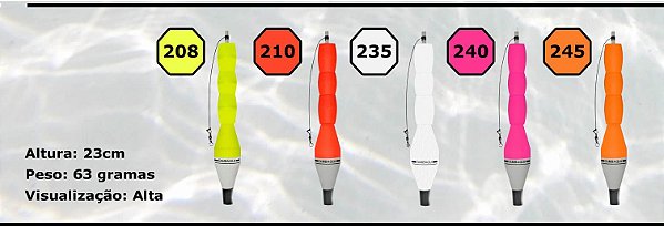 BOIA TORPEDO - TAMBAQUI 65GR JR PESCA