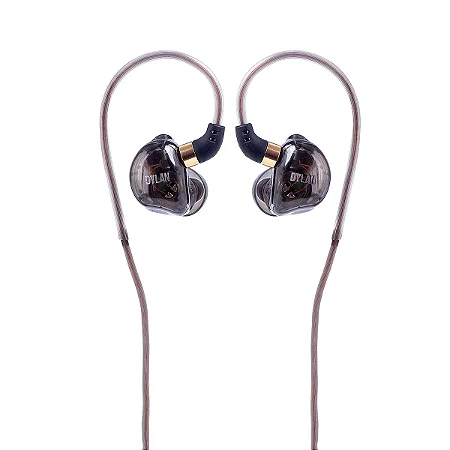 Fone de Ouvido monitor in-ear Dylan DE-115 Um DRIVE FULL RANGE STEREO POR LADO