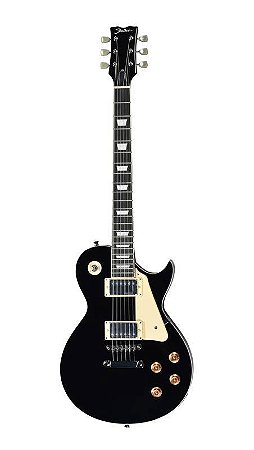 Guitarra Shelter S100W Les Paul Corpo Basswood, Braço Colado Maple, Captação Wilkinson HH,Black - S100W_B