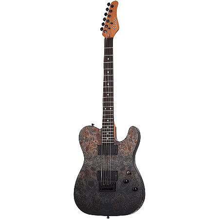 Guitarra Schecter PT Standard Black Fade Burst Burl Telecaster