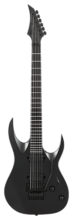 Guitarra elétrica 6 cordas Solar A1.6FRSVART+ Carbon Black Matte Floyd Rose
