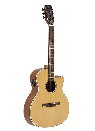 Violão nylon Tagima Echos Medium jumbo elegance cutaway com efeitos chorus, reverb e delay