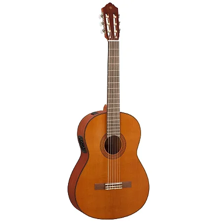 Violão Yamaha CGX122MC NT Clássico Nylon Tampo Sólido Natural Com Afinador