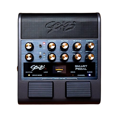 Pedal para Guitarra Pedaleira Seizi Smart Multi Efeitos Bluetooth