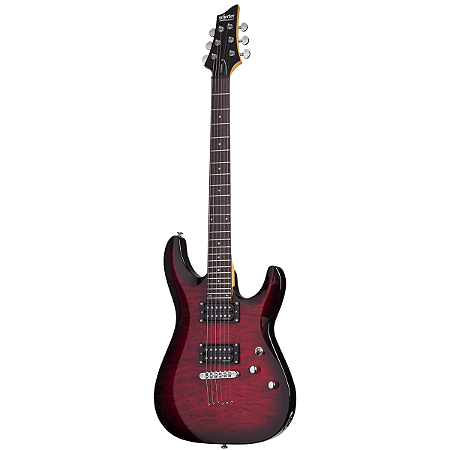 Guitarra Schecter C-6 Plus See-Thru Cherry Burst STCB