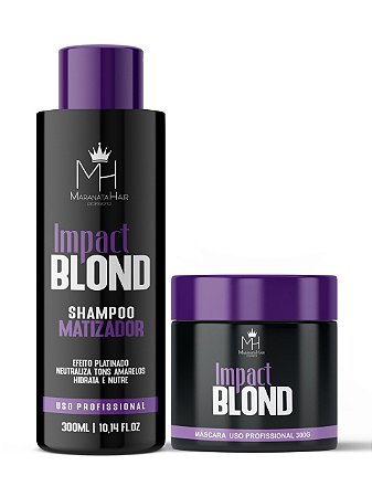 Kit Matizador Impact Blond 300g (Shampoo + Máscara)