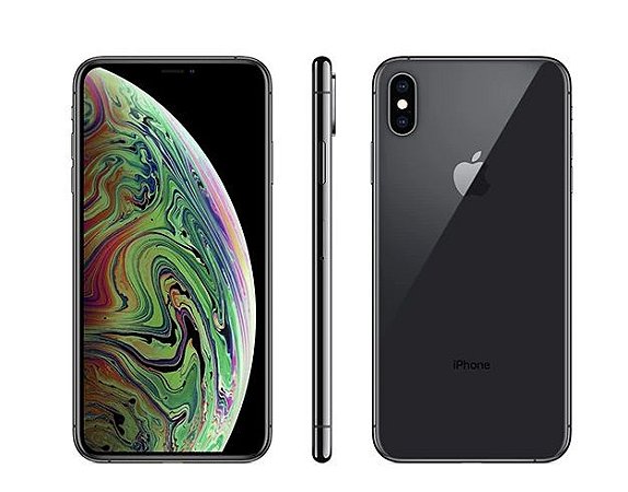 IPHONE XS MAX 64GB CINZA ESPACIAL IOS12 4G + WI-FI CÂMERA 12MP - APPLE