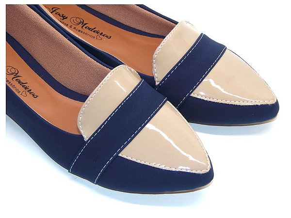 slipper azul marinho