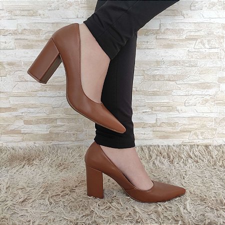 scarpin salto 9 cm