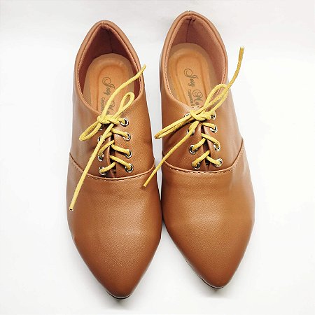 oxford feminino caramelo