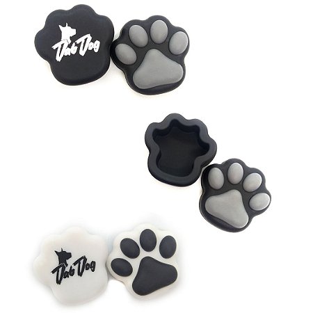 Pote de silicone Dabdog Pata de Cachorro 3ml - Preto