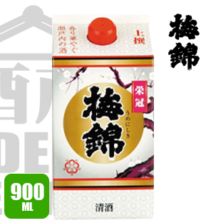 Sake UMENISHIKI EIKAN Pack 900ml