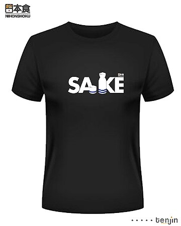 Sake Icone - Tenjin Camiseta - Preta