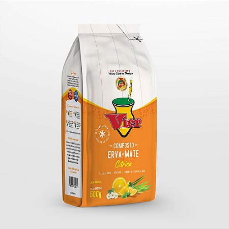 Composto  de Erva-Mate Cítrico 500g