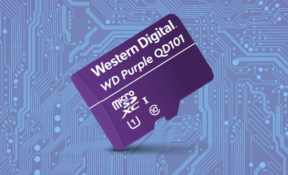 Cartão de memória micro-SD 64 GB WD Purple™ Micro-SD 64 GB