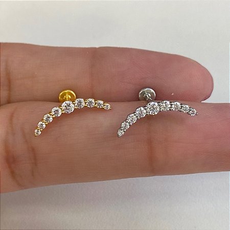 LABRET AÇO CASCATA NINE