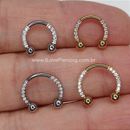 PIERCING FAKE FERRADURA SEPTO - I Love Piercing - Loja Online de Piercings  e Alargadores