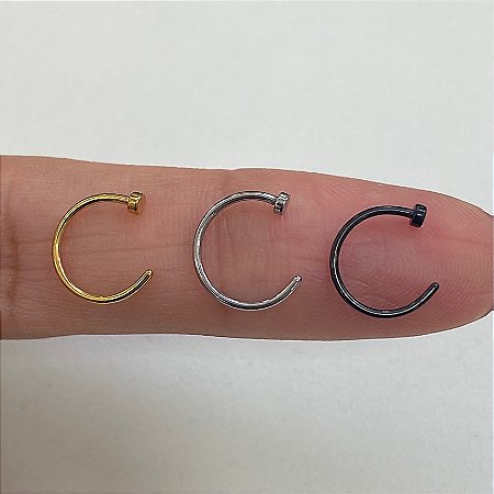 ARGOLA AÇO C/ TRAVA CHAPINHA