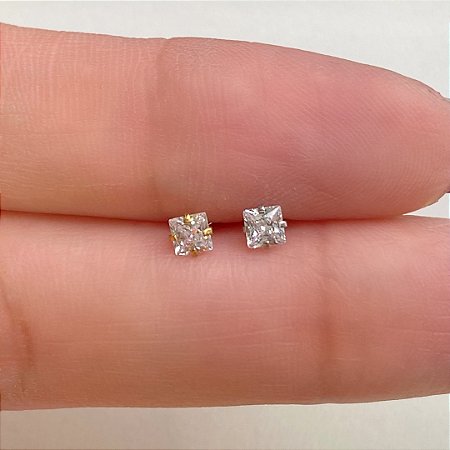 LABRET AÇO QUADRADO