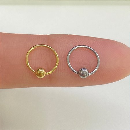 CAPTIVE AÇO NARIZ BOLINHA 3MM