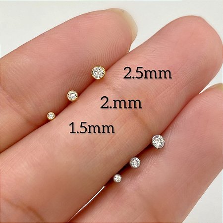 LABRET TITÂNIO AUSTRALIANO PUSH PIN SEM GARRINHA