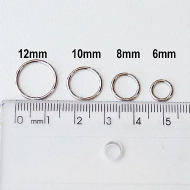 Piercing Cerchio Con Segmento E Chiusura A Perno In Titanio - Foto 6