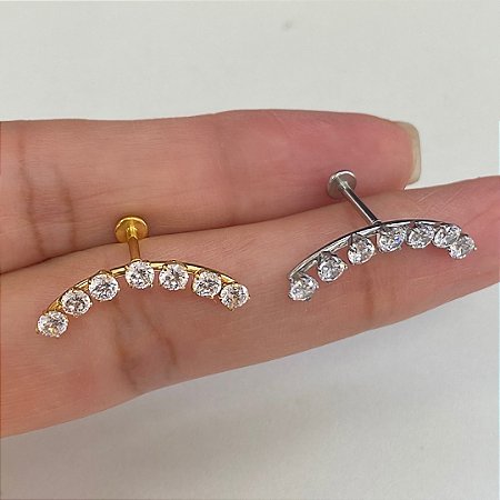 LABRET AÇO CASCATA CONSTELATION