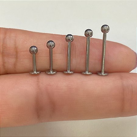 LABRET TITÂNIO BOLINHA