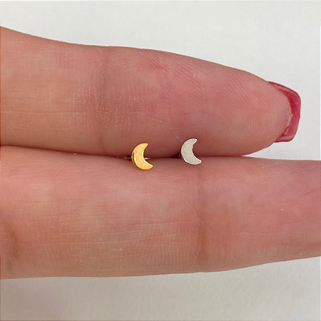LABRET TITÂNIO LUA LISA
