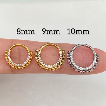 ARGOLA TITÂNIO CAMMY CLICKER