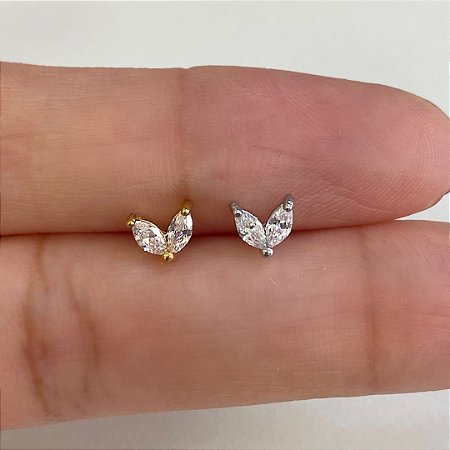 LABRET AÇO CAUDA NAVETES