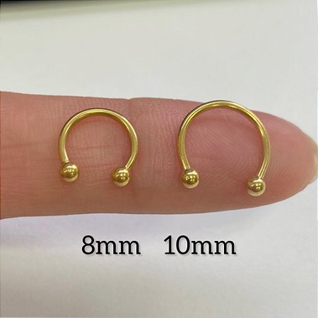 FERRADURA AÇO NARIZ 1MM