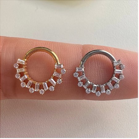 ARGOLA TITÂNIO CROWN CLICKER