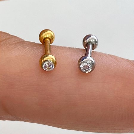 MICROBELL RETO AÇO BOLINHAS 2 STRASS