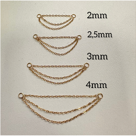 CORRENTINHA AÇO 3 FIOS