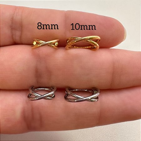 ARGOLA TITÂNIO TRANSPASSADA CLICKER