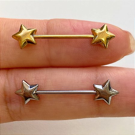 MAMILO TITÂNIO ESTRELA LISA