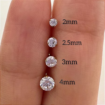 LABRET TITÂNIO ROSCA 3 GARRAS