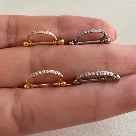 ARGOLA E MICROBELL TITÂNIO SINGLE ZIRCÔNIAS