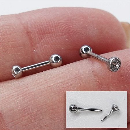 Piercing Helix Orelha Boca Septo Labret Prata 925 top Argola